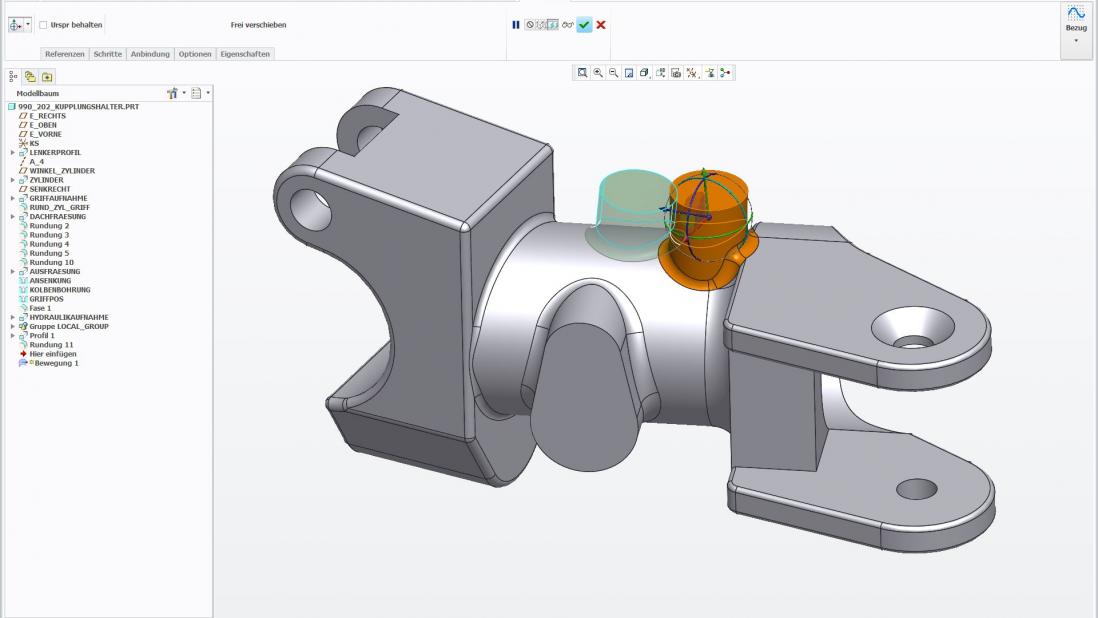 Чертеж creo parametric